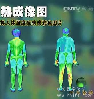 从热成像图看，人体核心温度并不总是高于外周：左边为正常人的体温分布；右边为肢热身.jpg