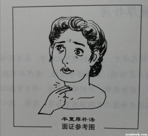 半夏厚朴汤面证